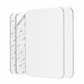 Unzerbrechlicher Duschspiegel 17.5x22.5cm, Anti-Beschlag, Rahmenlos, 2er Set