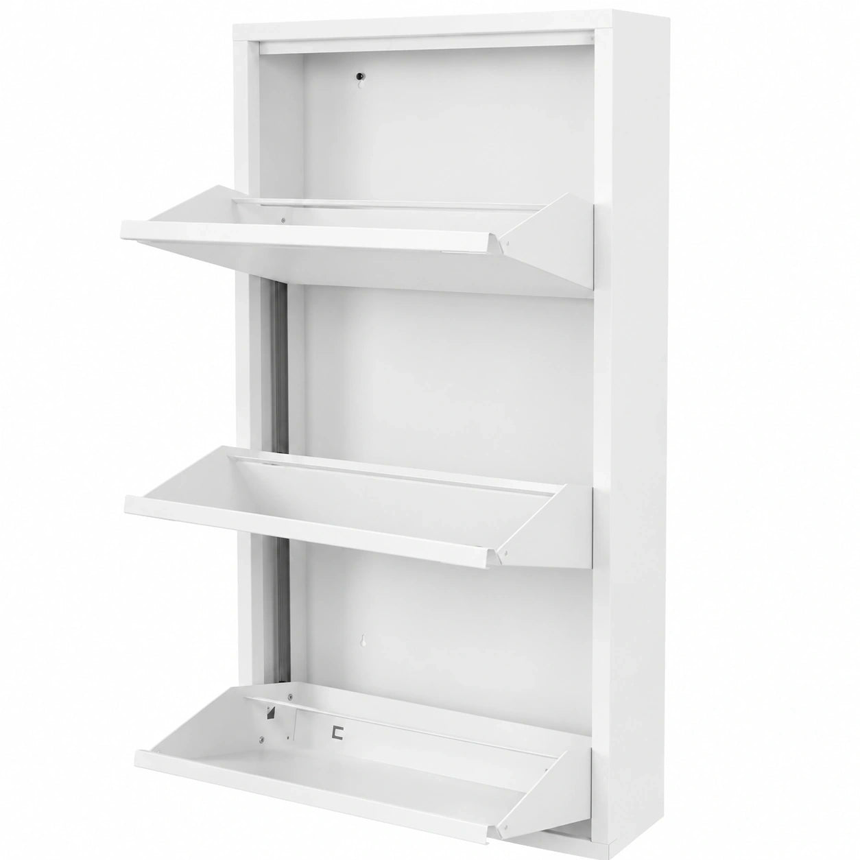 Spinder Design Billy 3 Schuhschrank aus weißem Stahl mit modernem Design
