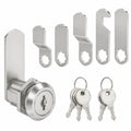 Robustes 20mm Briefkastenschloss mit 5 Schlüsseln und vielseitigen Schlossplatten