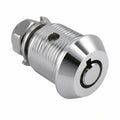 Hochsicherheits-Metallschloss mit 2 Schlüsseln für Schränke und Türen, ideal für Holz, Metall und Glas (16 mm)