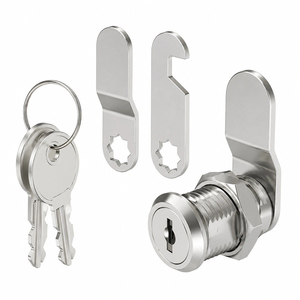 30mm Möbelschloss mit Schlüssel für Schränke und Schubladen