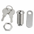 Metalllegierungs-Kammschloss mit 2 Schlüsseln für Schrank, Schublade und Briefkasten, geeignet für 16-30 mm Installationslöcher